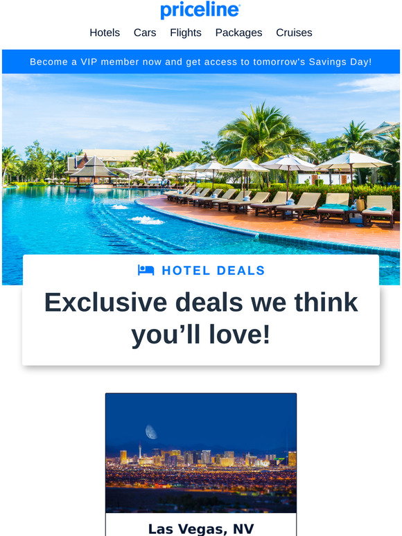 priceline hotel and flight packages