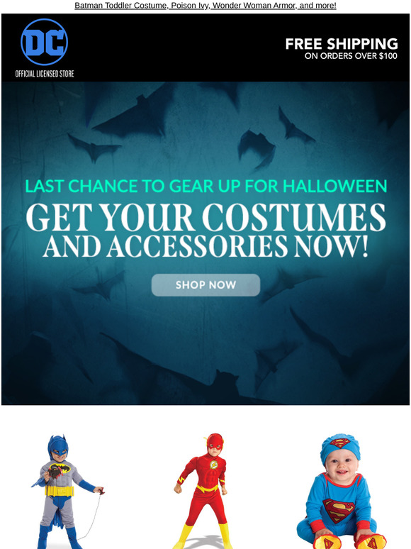 Don't miss these Halloween Costumes & Accessories!