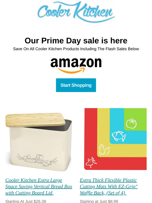 Cooler Kitchen Prime Day Deals Start Now
