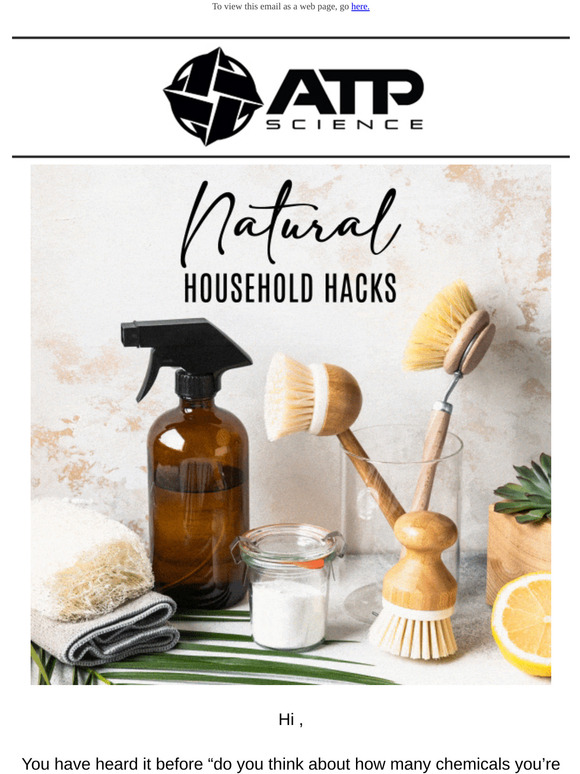 Here's Some Natural Hacks For Your Household 🍃