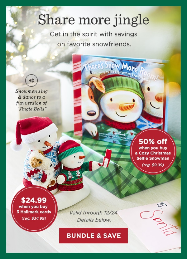hallmark selfie snowman