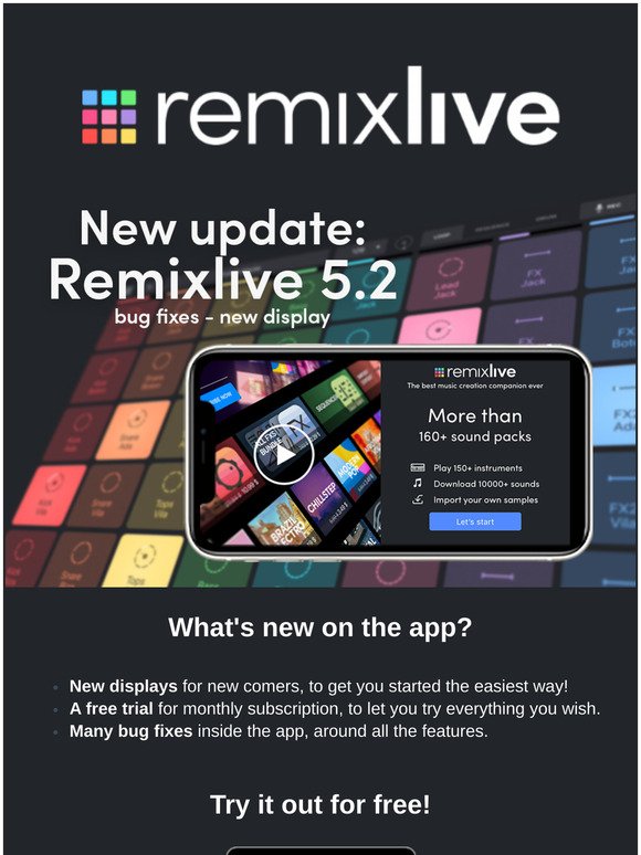 Remixliveapp - We have news for you!