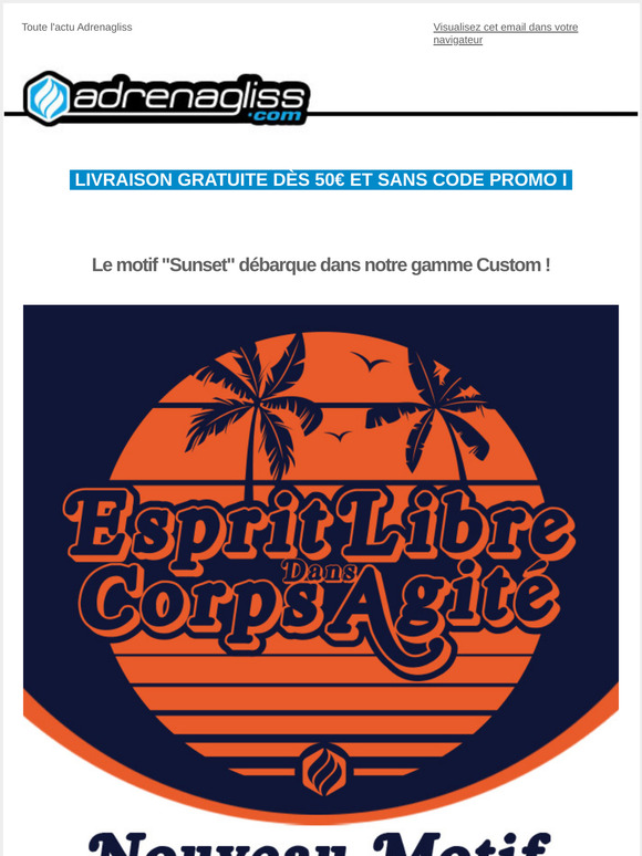Un nouveau motif débarque dans notre gamme Custom 😜