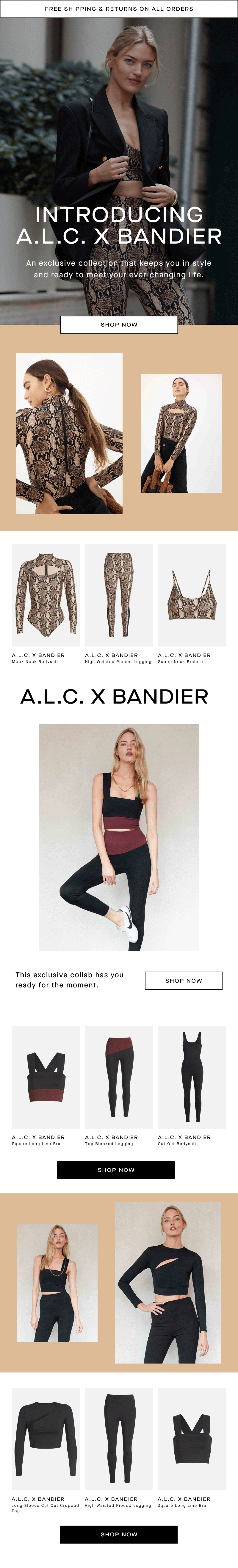 Bandier Introducing A L C X Bandier Milled