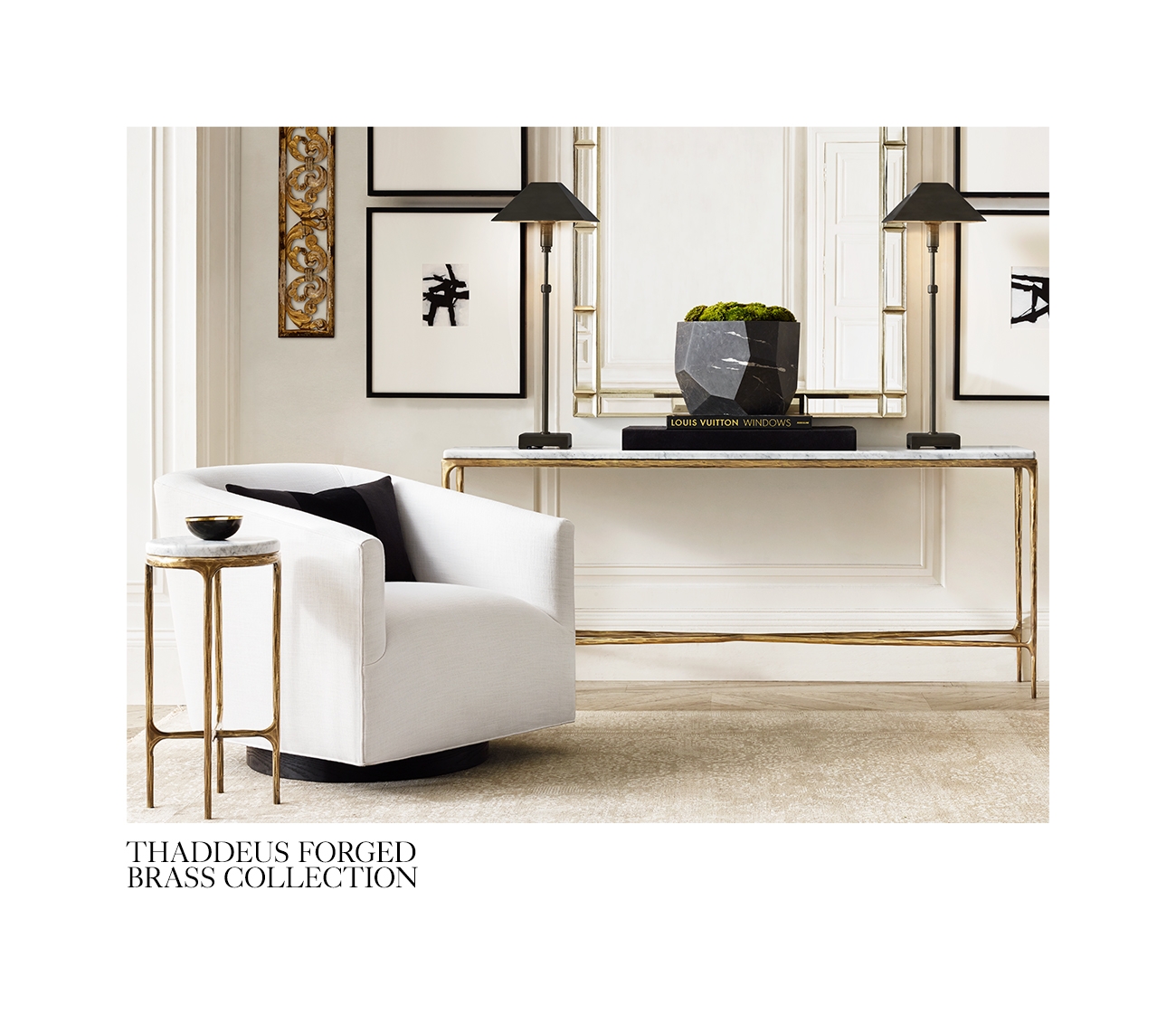 Restoration Hardware The Thaddeus Brass Collection by Julie