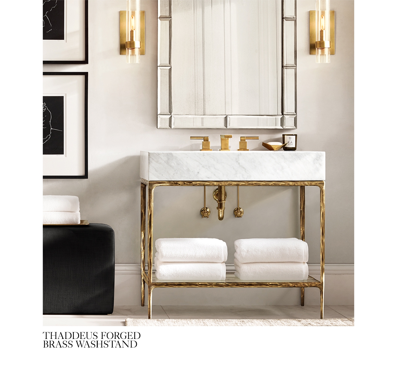 Restoration Hardware The Thaddeus Brass Collection by Julie