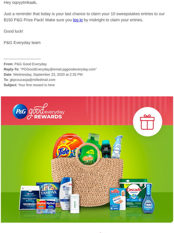 P&G Rebate Available Now Through February 9, 2020 - The Super Mom Life