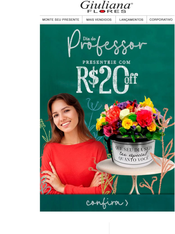Dia do Professor: retribua com um presente especial 🎁🍎