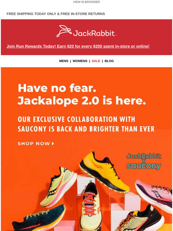 JackRabbit: JackRabbit x Saucony 80's inspired exclusives | Milled