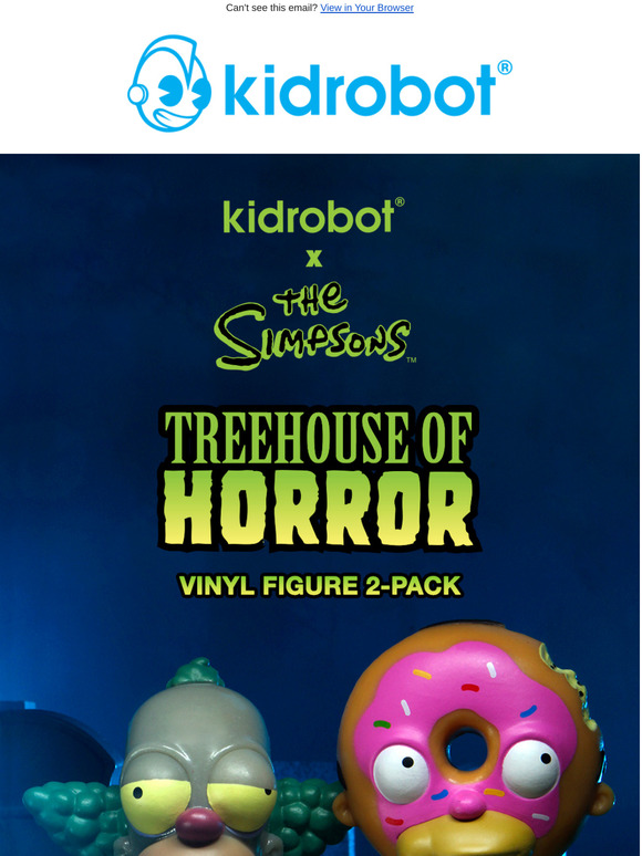 kidrobot the simpsons treehouse of horror