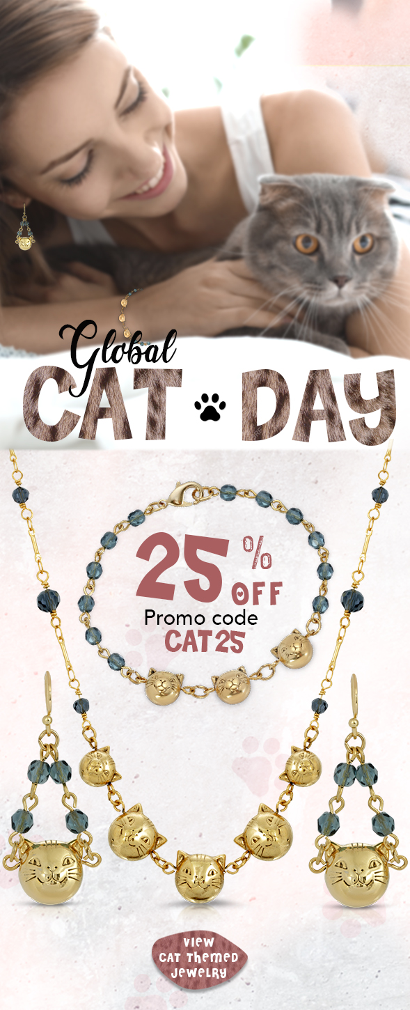 cat themed jewelry