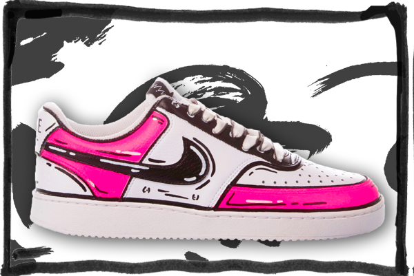 nike comics white