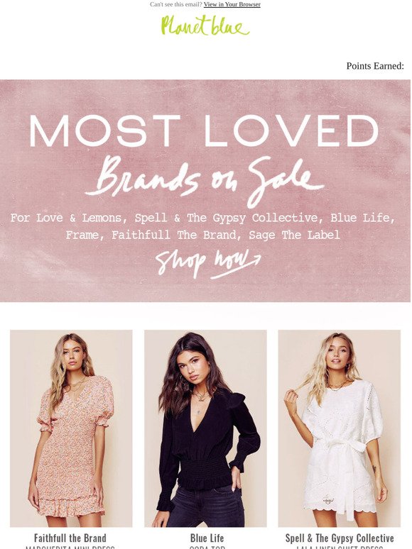 Your Most Loved Brands on Sale 💖