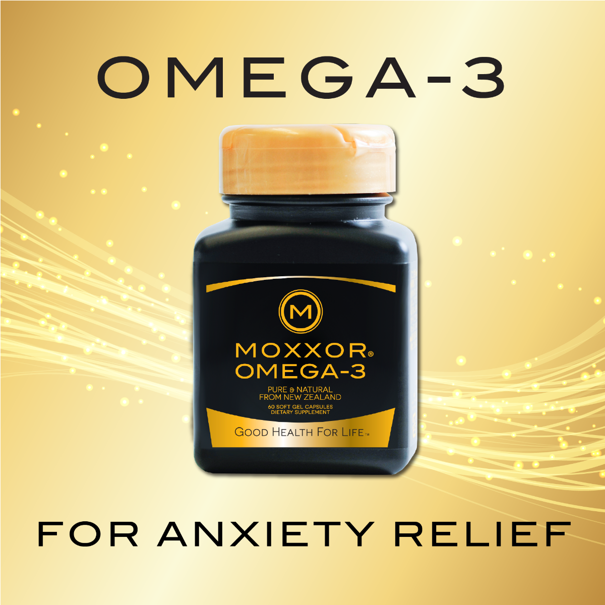 MOXXOR, LLC Moxxor Omega3 For Anxiety Relief Milled