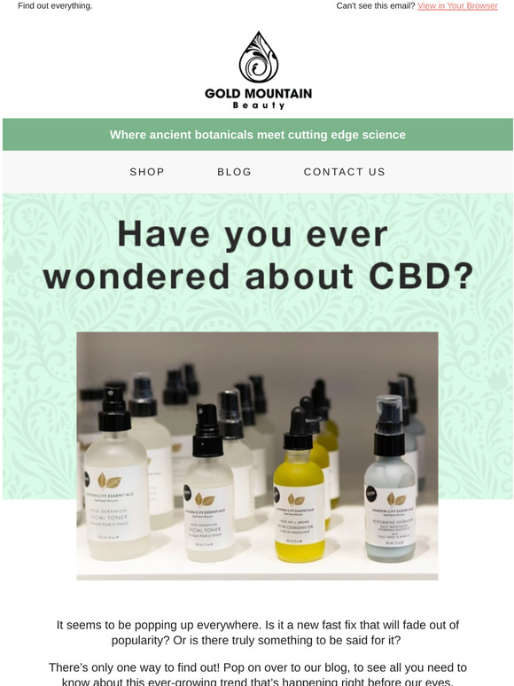 All you need to know about CBD