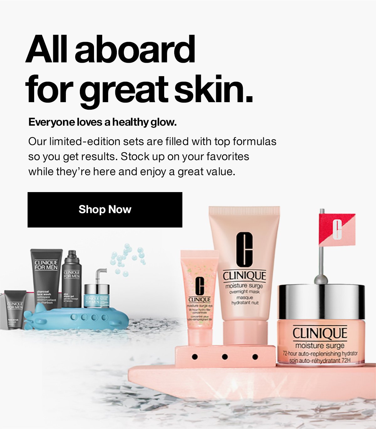 clinique great skin for him set limited edition