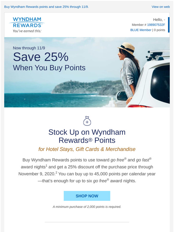 Wyndham Hotel Group - UK, Europe, Middle East: Stock Up On Points With ...