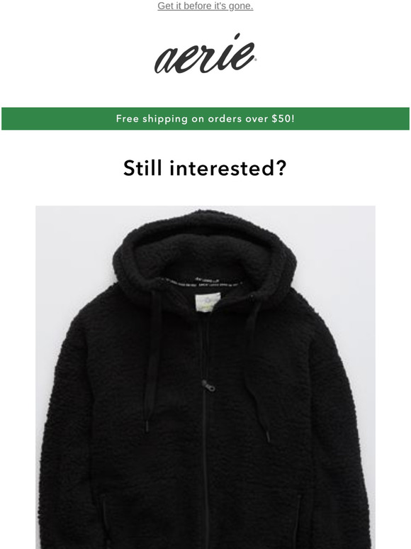 fluffy jacket american eagle