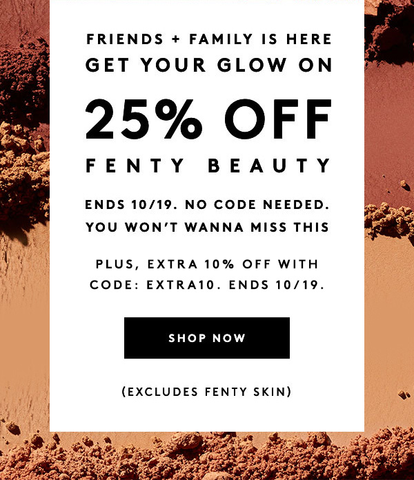 fenty skin promo code 2020