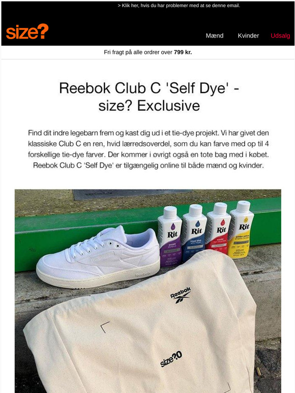 reebok club c self dye