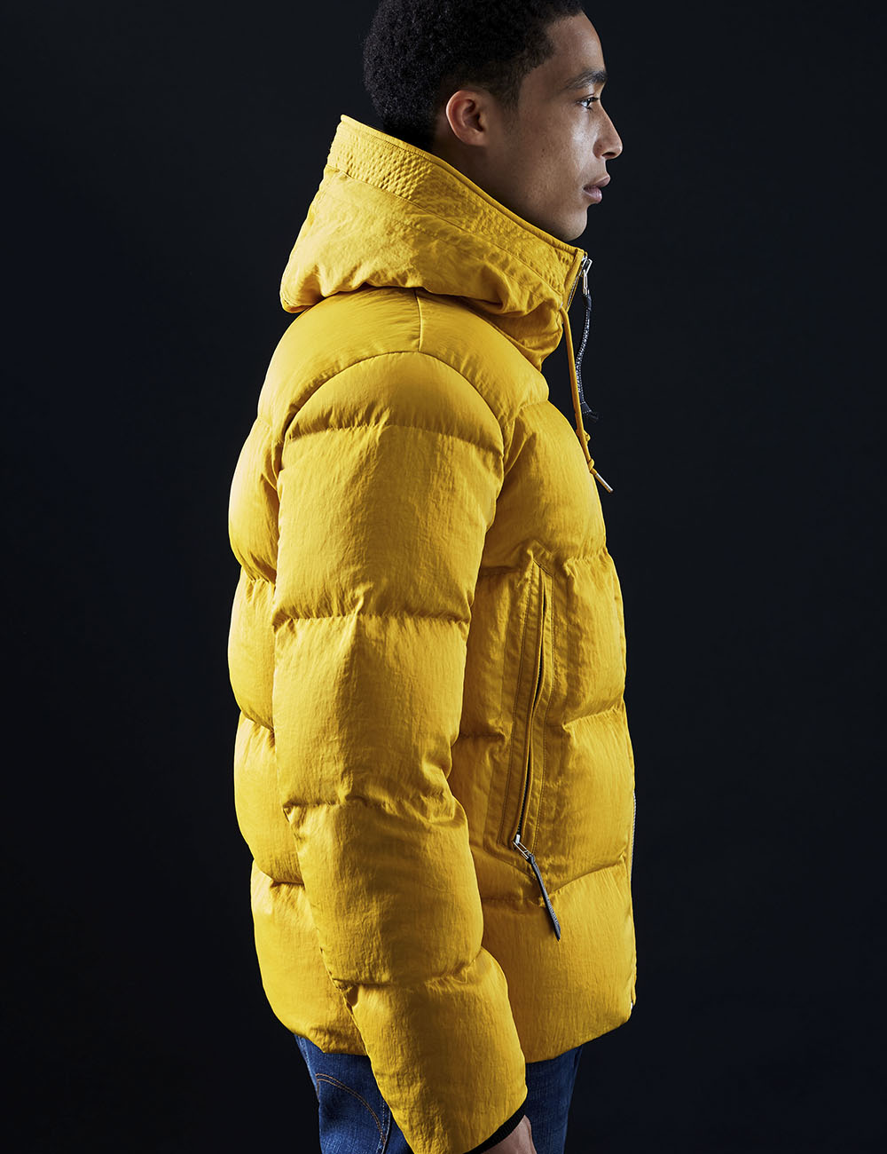 soccer puffer jacket