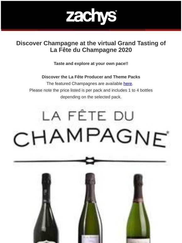 Zachys Wine Liquor Join The Grand Tasting Of La Fete Du Champagne Milled