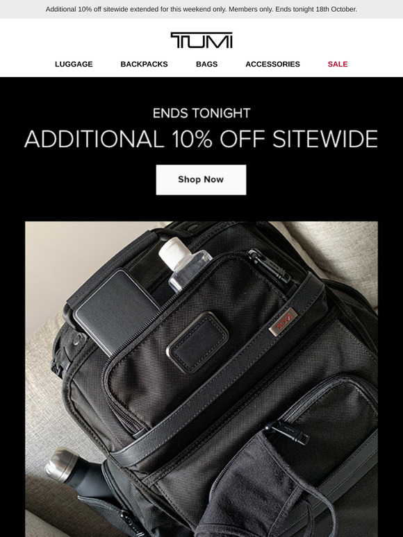 tumi outlet coupon