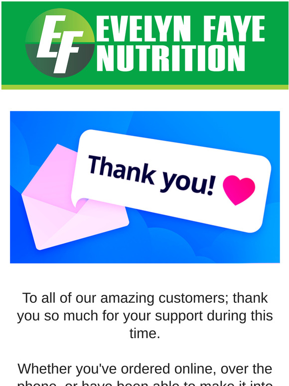 To our amazing customers. THANK YOU! 💓