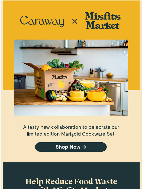 Caraway Misfits Market x Caraway Home a limited time collaboration