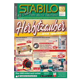 Stabilo Baumarkt Der neue STABILO Prospekt ist da mit Herbstzauber