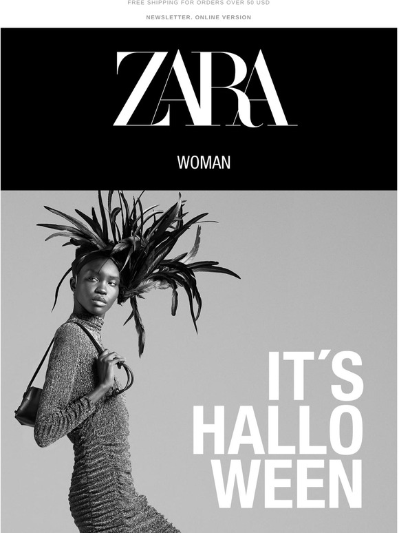Zara USA It's Halloween Zara Woman Milled