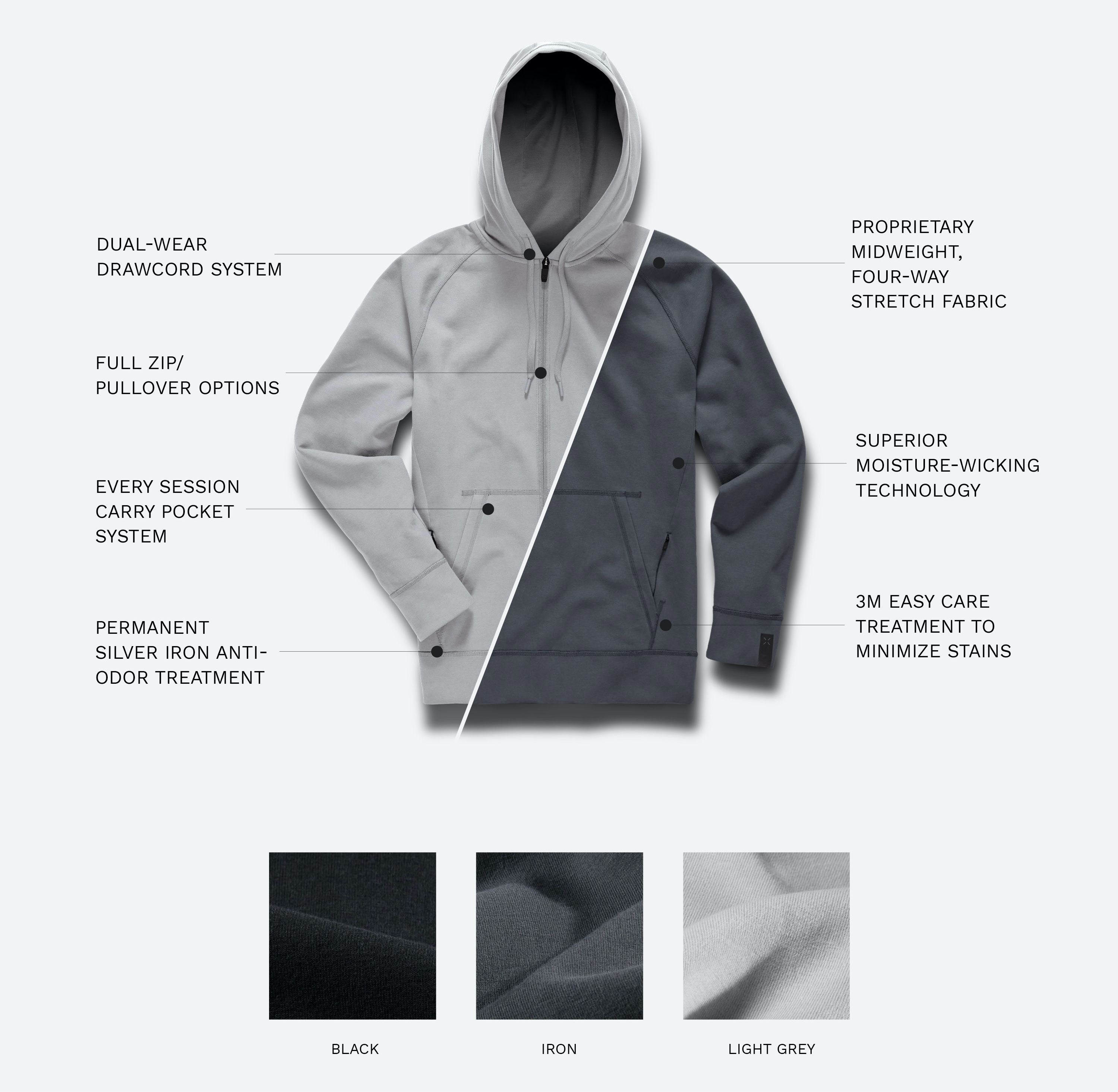 helix hooded jacket