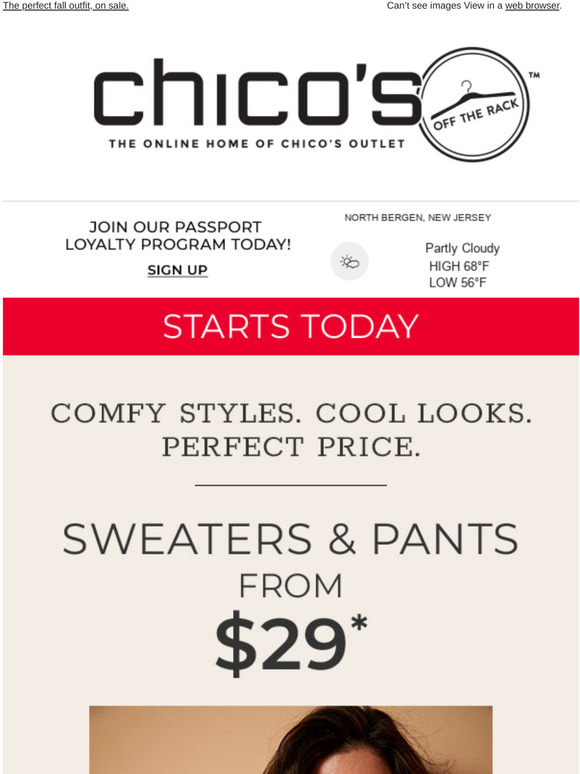 Chico's Off The Rack Just added ‼️ 29 sweaters and pants Milled