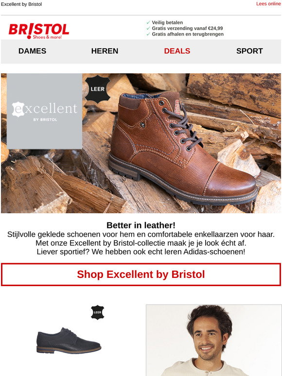 Bristol NL - Familyblend: Tijdeloze, leren herenschoenen, voordelig  geshopt! | Milled