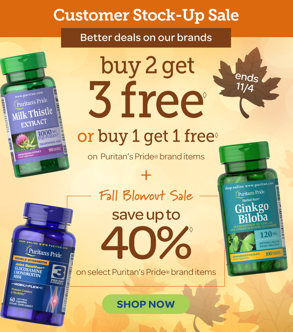 Puritan's Pride Like it? We've got it at up to 40 off Milled