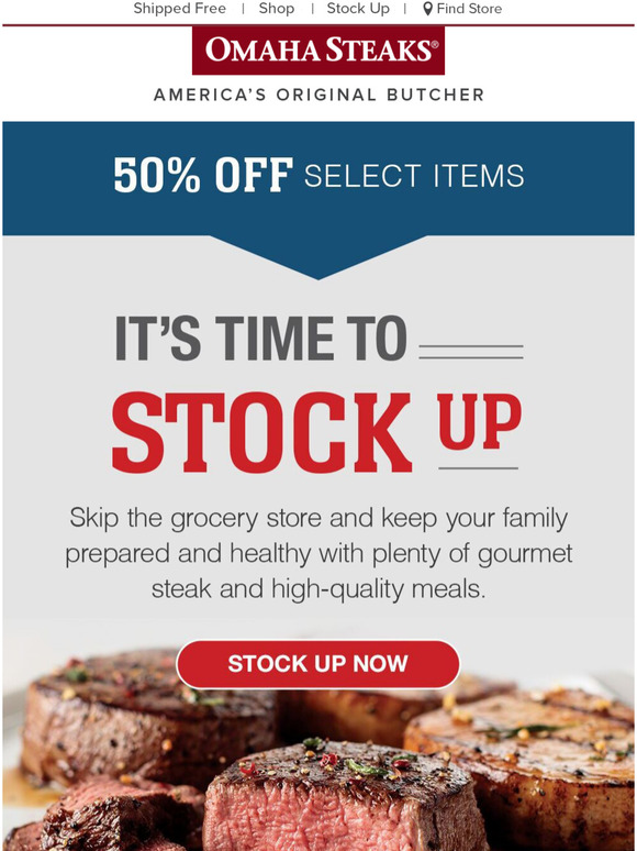 Omaha Steaks Serious Steak Sale > 50 OFF + FREE Shipping! Milled