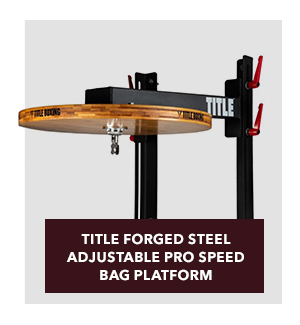 title forged steel adjustable pro speed bag platform