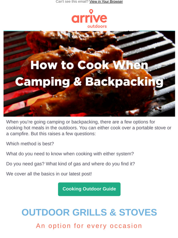 What's the best way to cook while camping or backpacking? 🥘