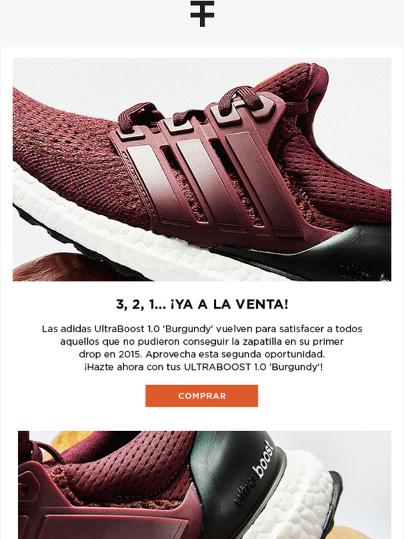 Foot District Ya A La Venta Adidas Ultraboost 1 0 Burgundy Ya A La Venta Milled