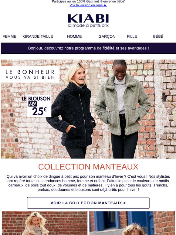 Kiabi Collection Manteaux Des 19 Equipez Vous Pour L Hiver Milled