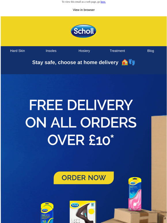 FREE DELIVERY on orders over £10. SHOP NOW ☼