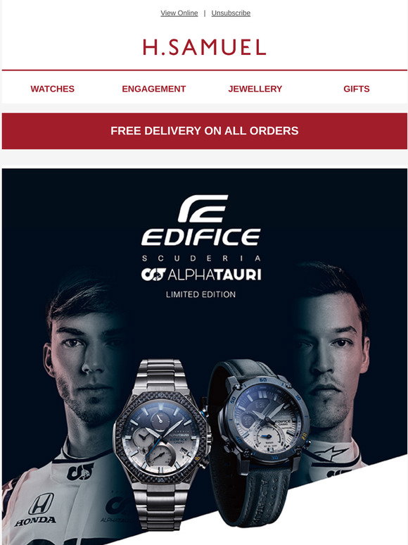 H. Samuel: Just Landed: Edifice Limited 