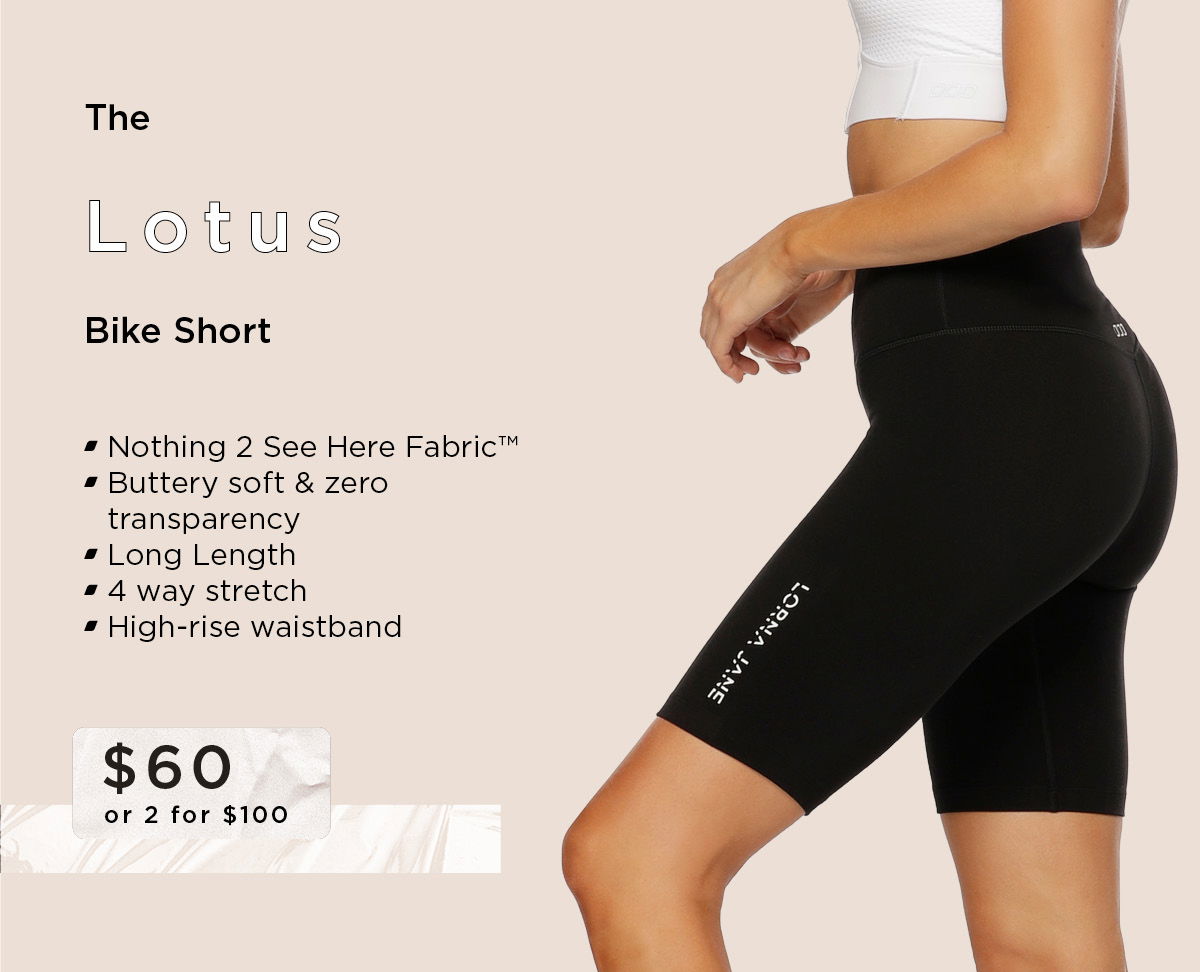 lorna jane lotus bike short