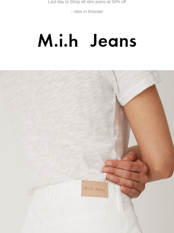 Last chance – 50% off all Slim jeans