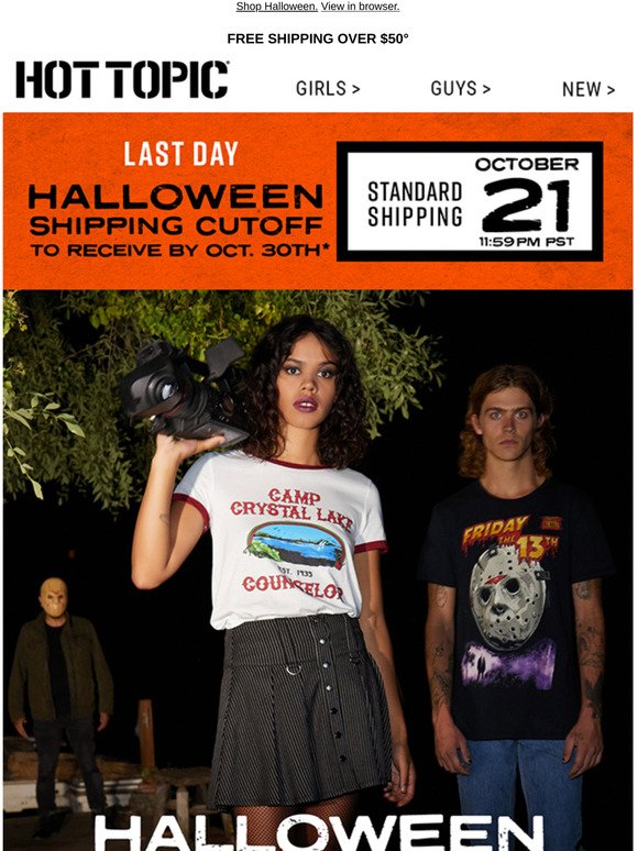 Hot Topic Halloween merch for your next creepy campout 😱🌲 Milled