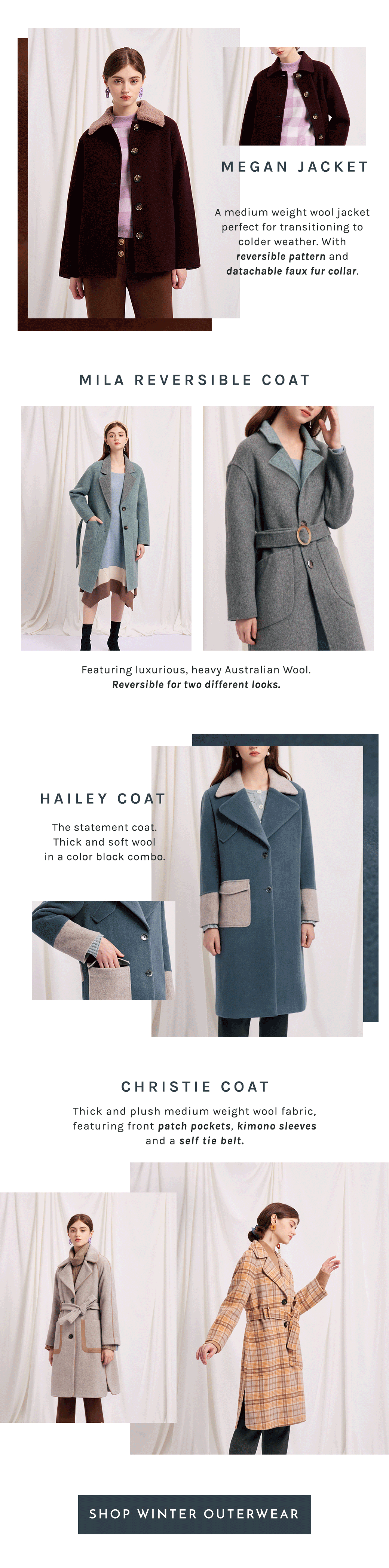studio catalogue coats