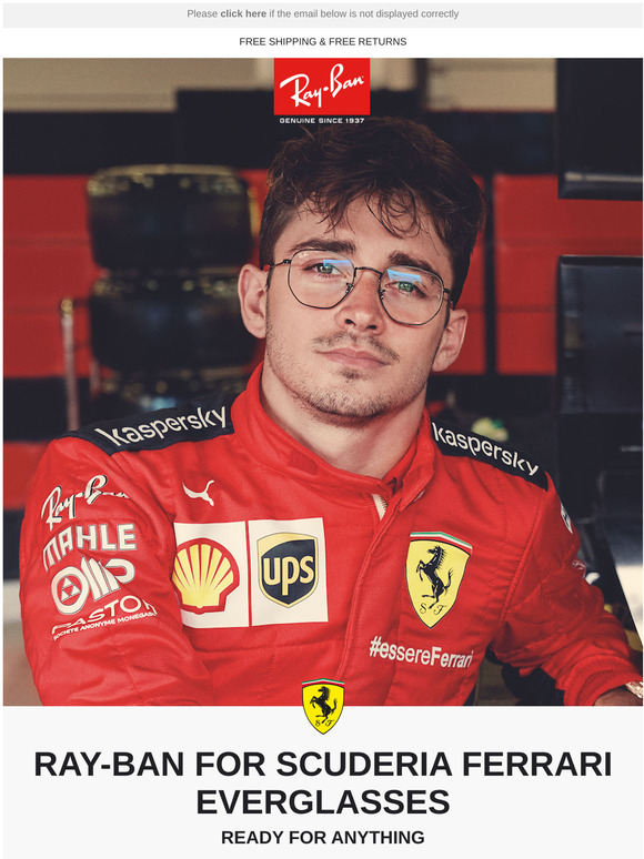 everglasses hexagonal scuderia ferrari collection