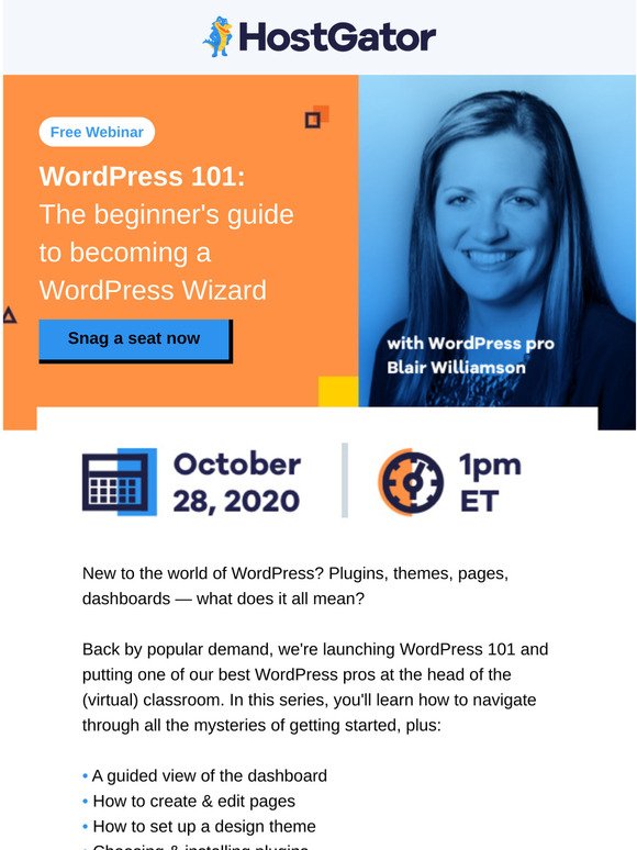 Free WordPress tutorial - WordPress 101 back by popular demand!
