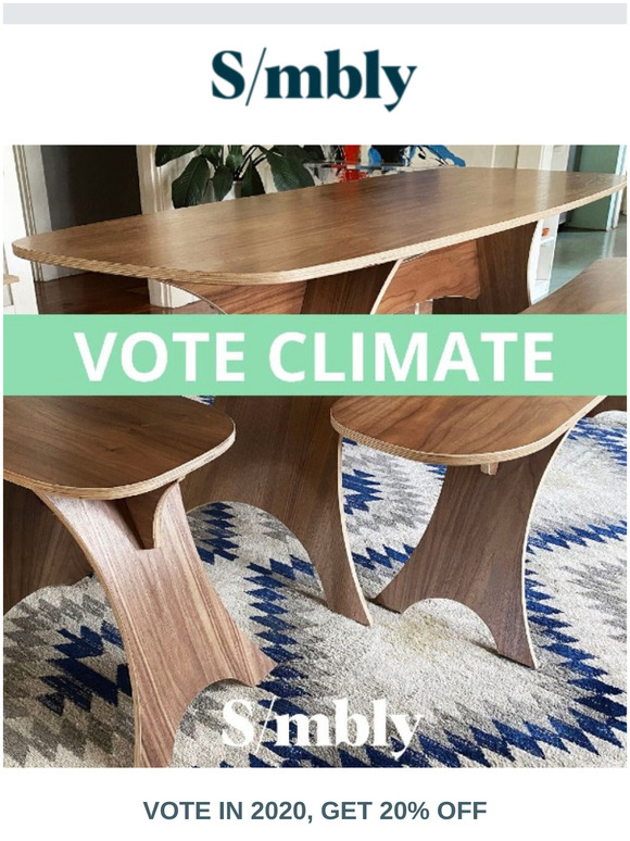 Vote in 2020, Get 20% OFF