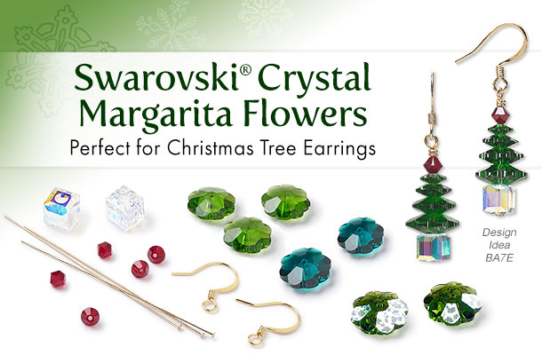 fire mountain gems christmas tree earrings